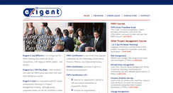 Desktop Screenshot of exigent-inc.com